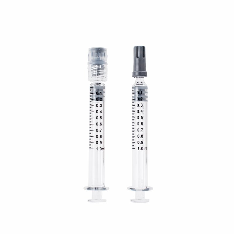 1ml Long thin skinny glass syringe