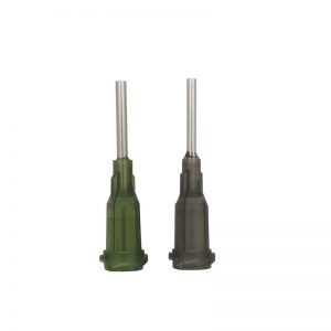 Glass syringe tip