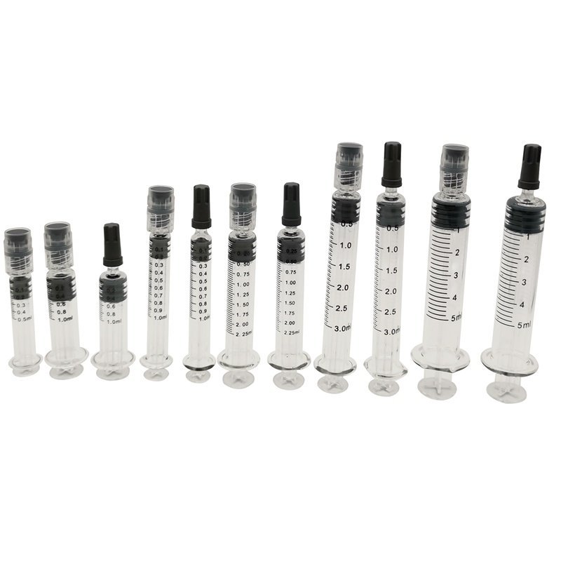 All size glass syringes new image