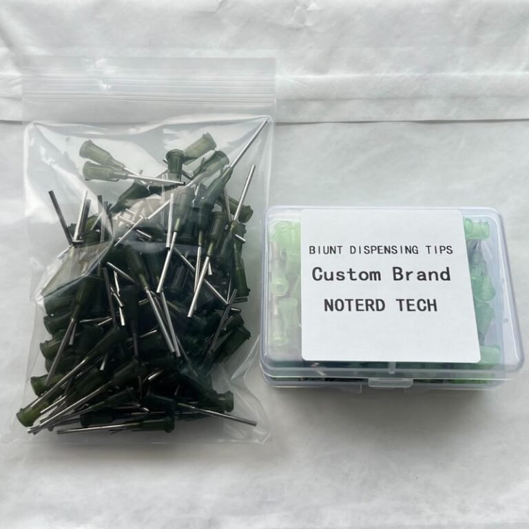 Image of custom packaging of blunt tip needles