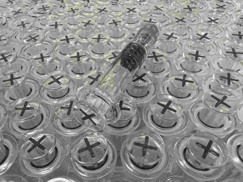 Image of assembled syringes