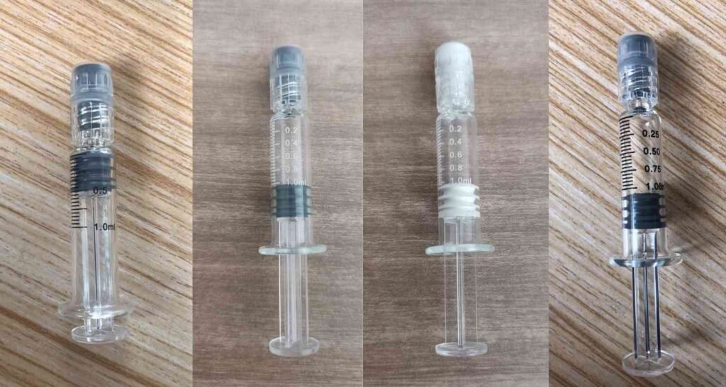 image of custom glass syringes