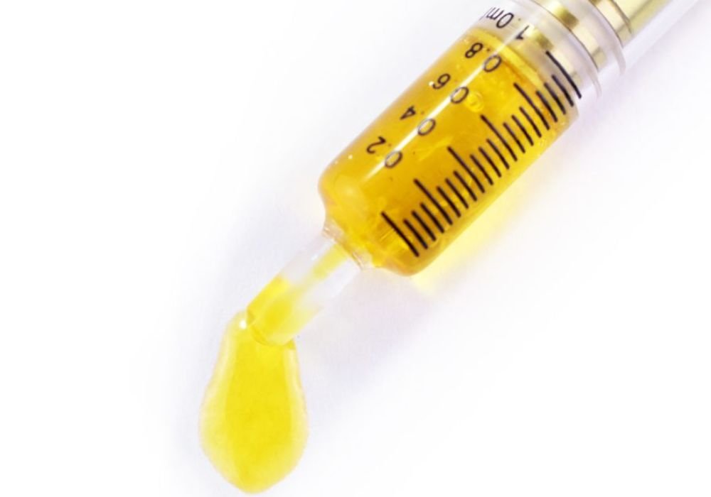image of dab syringe drop