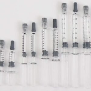 image of all size of prefilled syringes