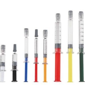 Image of all different size prefilled syringes