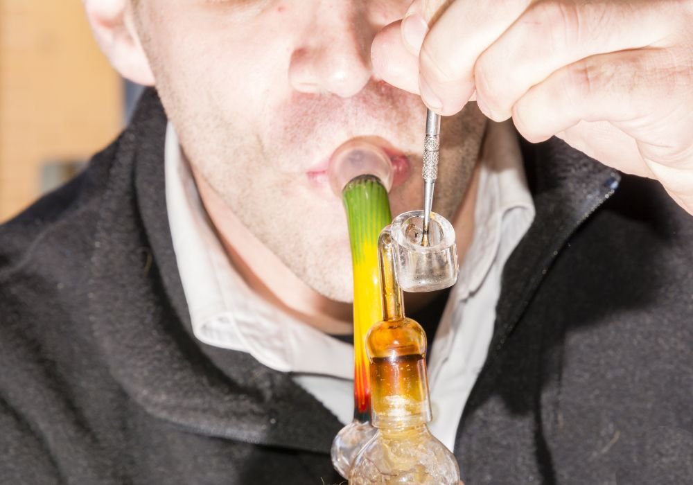 image of dabbing concentrates