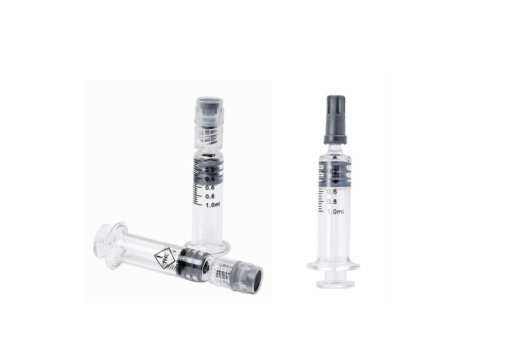 image of empty 1ml concentrate syringes