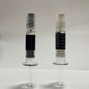 RSO and FECO syringes with white and black measurements- Noterd