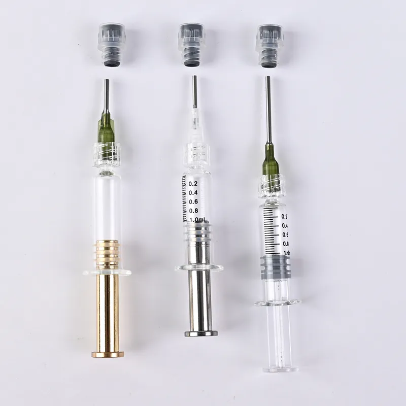 Picture of construction of dab and distillate syringes