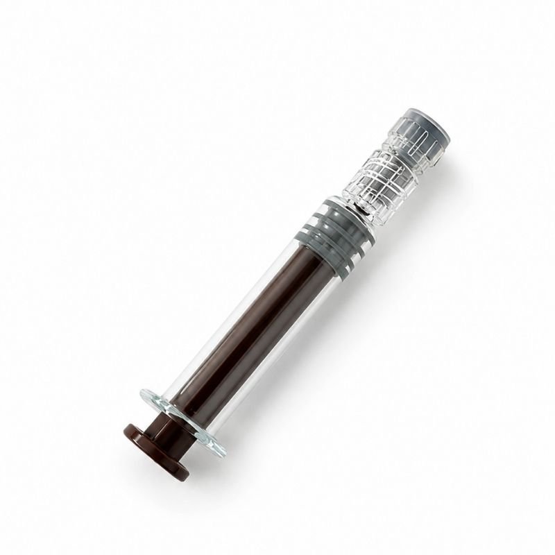 Cannabis oil syringe empty